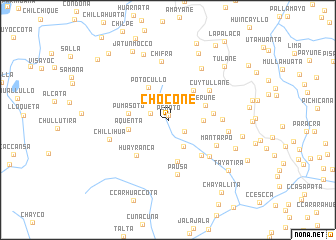 map of Chocone