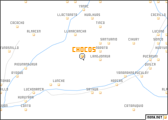 map of Chocos