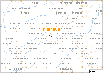 map of Chocoyo