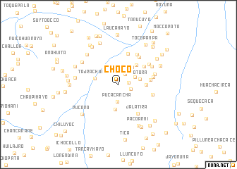 map of Choco