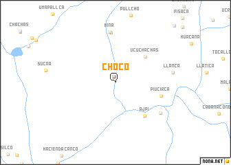 map of Choco