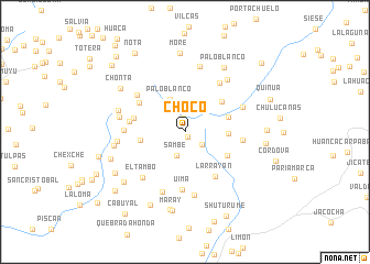 map of Choco