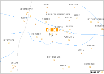 map of Chóco