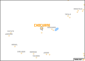 map of Chòcuane