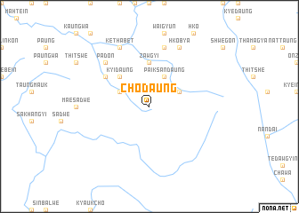 map of Chodaung