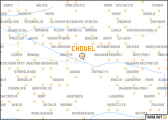 map of Chodel