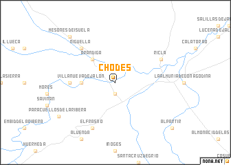 map of Chodes