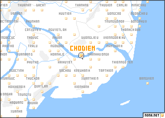 map of Chợ Diêm