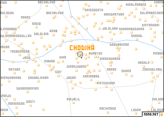 map of Chodiha