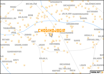 map of Chodiho Jāgīr