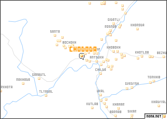 map of Chododa