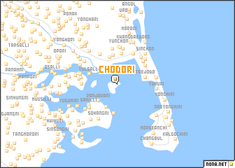 map of Chŏdo-ri