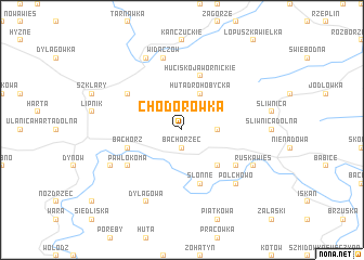 map of Chodorówka