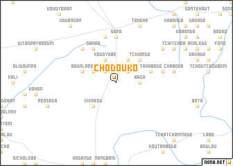 map of Chodouko