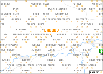 map of Chodov