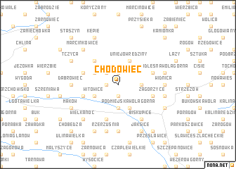 map of Chodowiec