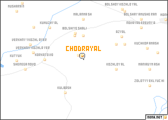 map of Chodrayal