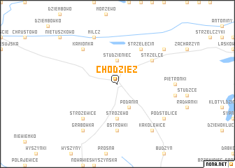 map of Chodzież