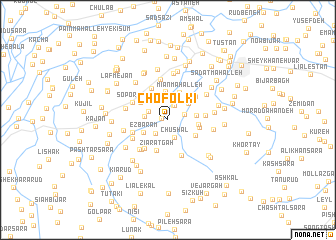 map of Chofolkī