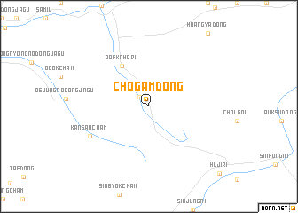 map of Chŏgam-dong