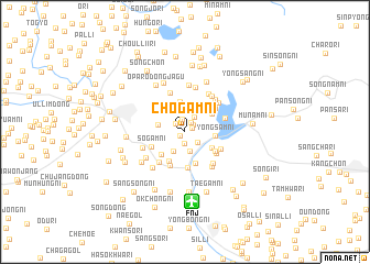 map of Chŏgam-ni