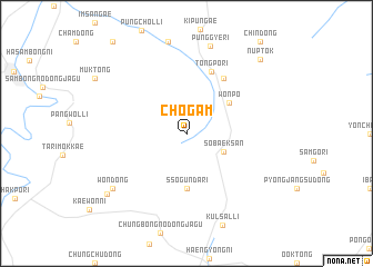 map of Chŏgam