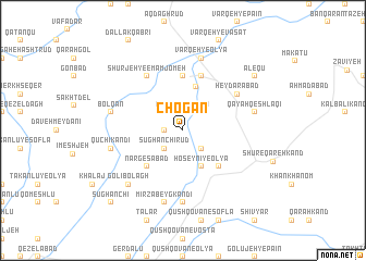 map of Chogān