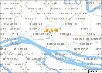 map of Chợ Gạo