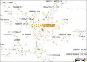 map of Choghābardīn