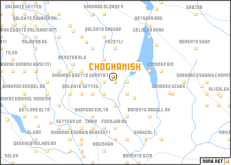 map of Choghā Mīsh