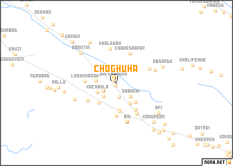 map of Choghūhā