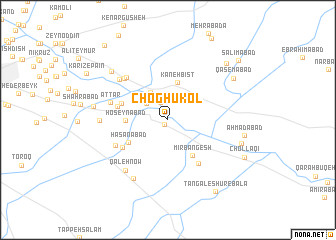 map of Choghūkol