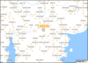 map of Chogol