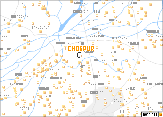 map of Chogpur