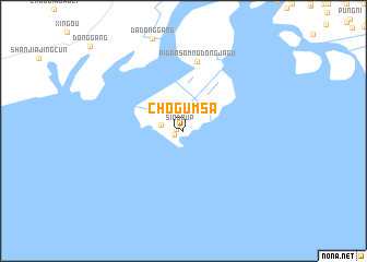 map of Chogŭmsa