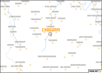 map of Chŏgŭn-ni