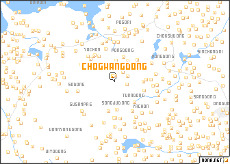 map of Chogwang-dong