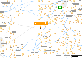 map of Chohāla