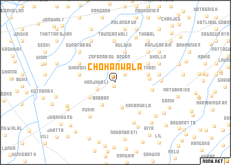 map of Chohānwāla