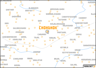 map of Choh Dhok