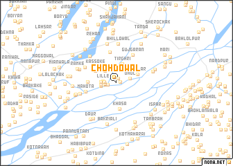 map of Chohdowāl