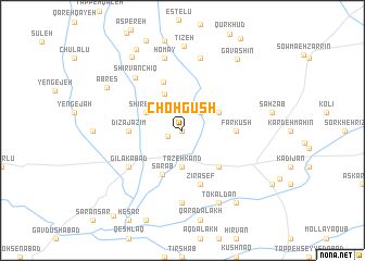 map of Choh Gūsh