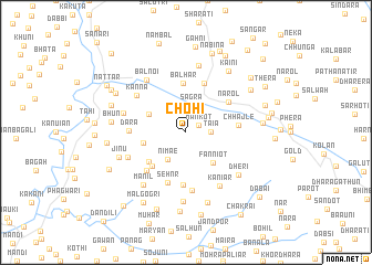 map of Chohi