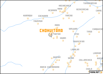 map of Chohuitama