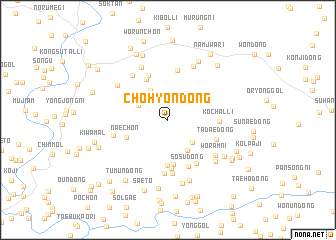 map of Chŏhyŏn-dong