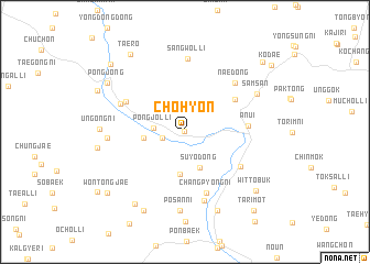 map of Ch\