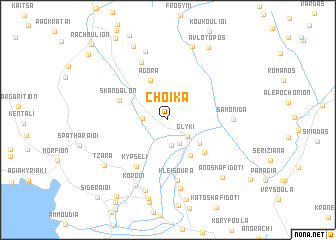 map of Chóïka