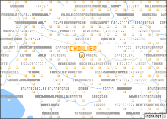 map of Choilier
