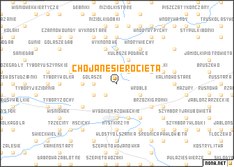 map of Chojane Sierocięta