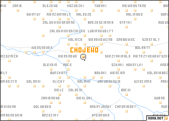 map of Chojewo